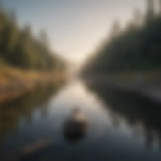 A serene landscape reflecting on the importance of self-awareness in emotional healing.