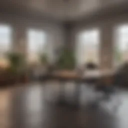 An office space demonstrating a peaceful work environment