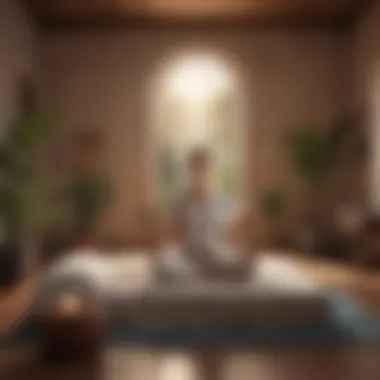 Meditation Techniques for Sleep An illustration showing various meditation techniques and their benefits for enhancing sleep