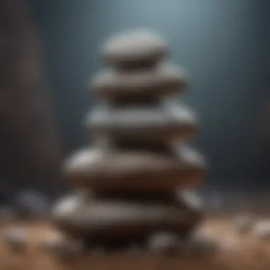Harmony and Stability in Leadership A balanced stone stack representing harmony and stability