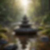 A serene landscape symbolizing tranquility and mindfulness