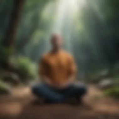 A serene environment illustrating mindfulness and meditation.