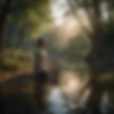 Cultivating Self-Awareness A person meditating, reflecting self-awareness