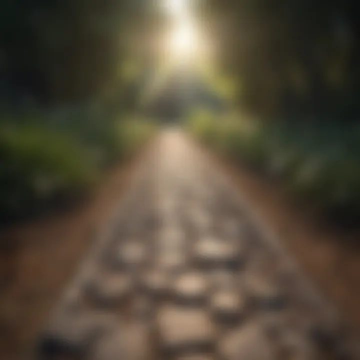 Pathway leading towards personal growth