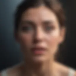 Visual representation of emotional turmoil
