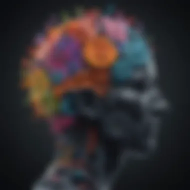 Understanding the Mind's Workings A brain illuminated with colorful gears symbolizing mental processes