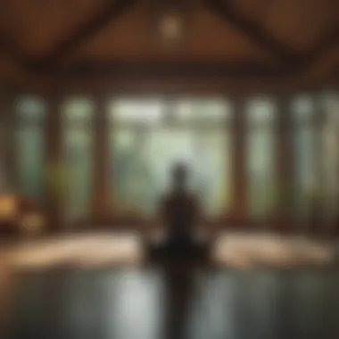 A peaceful meditation space, inviting mindfulness and self-awareness.