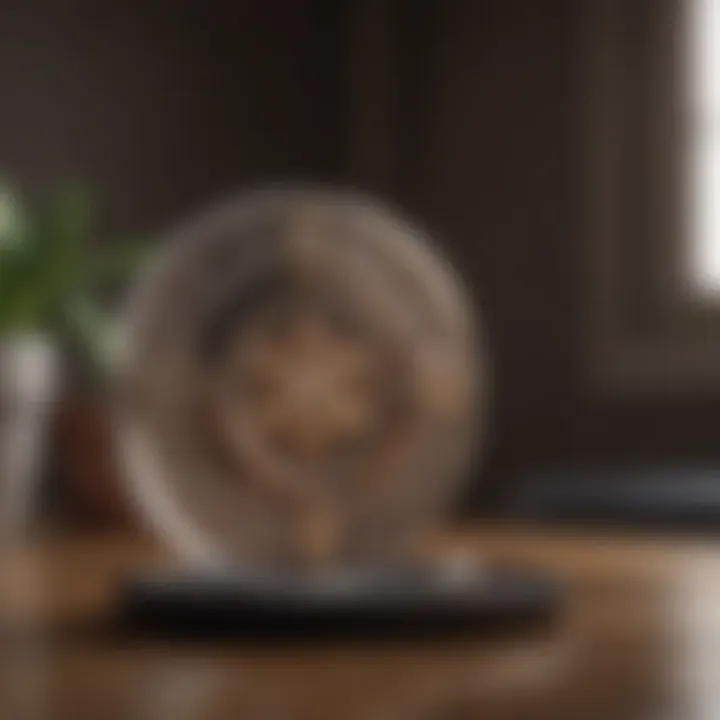 A collection of meaningful symbols representing personal values.