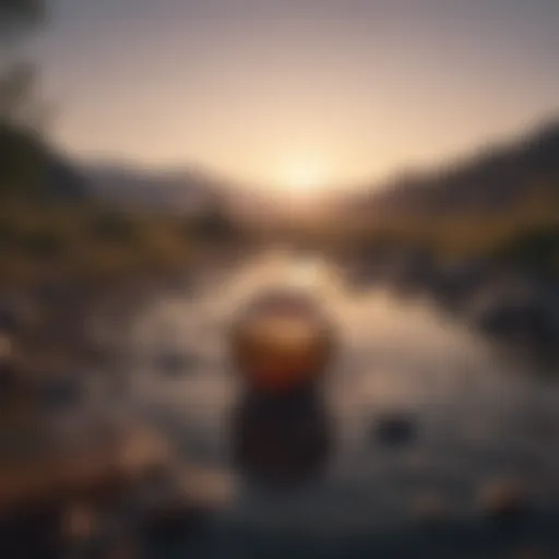 A serene landscape reflecting the complexity of emotional experiences
