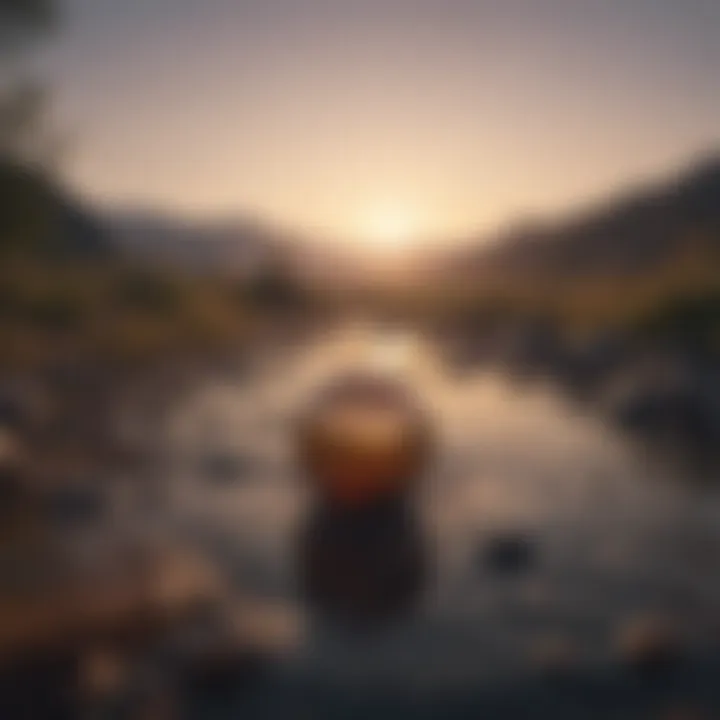 A serene landscape reflecting the complexity of emotional experiences