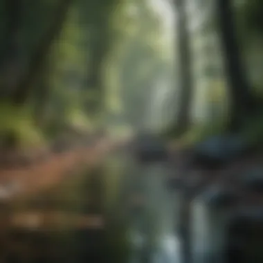Finding Peace in Nature A serene landscape representing tranquility