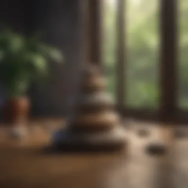 Mindfulness Meditation for Stress Relief Mindfulness meditation session in a quiet environment