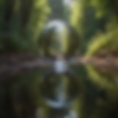 Reflection in Nature A serene landscape reflecting self-discovery