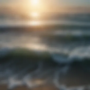 Calm ocean waves symbolizing peace and mindfulness