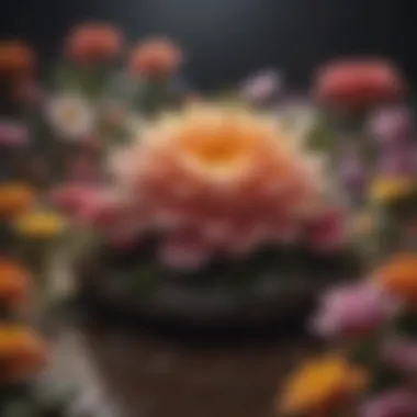 Blooming Appreciation A collection of diverse flowers symbolizing appreciation
