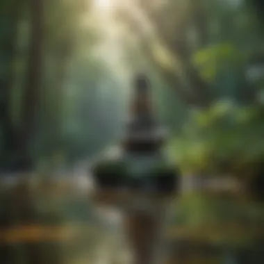 Finding Balance and Harmony in Nature A peaceful nature scene showcasing harmony and balance, symbolizing inner peace