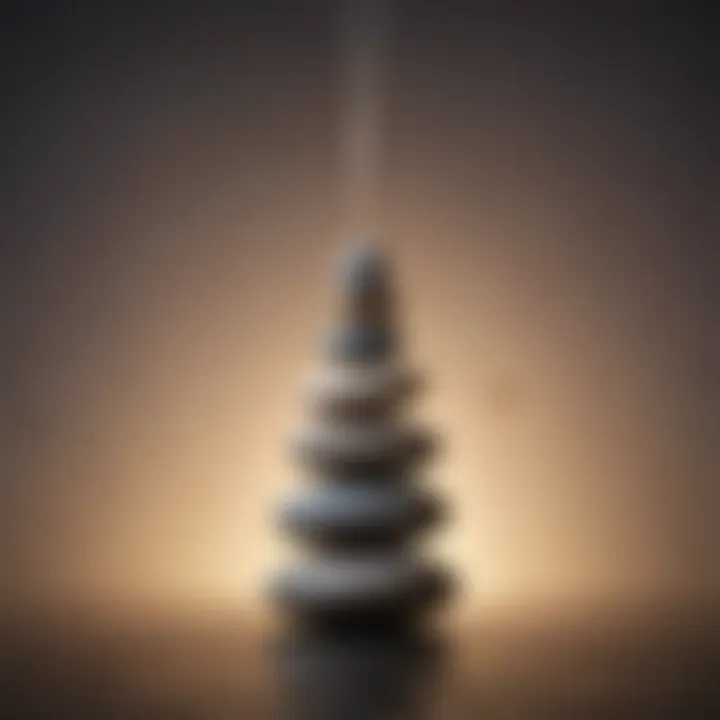 Abstract representation of emotional balance