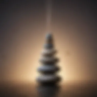 Emotional Balance Concept Abstract representation of emotional balance