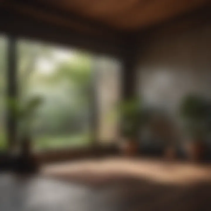 A tranquil space designed for meditation