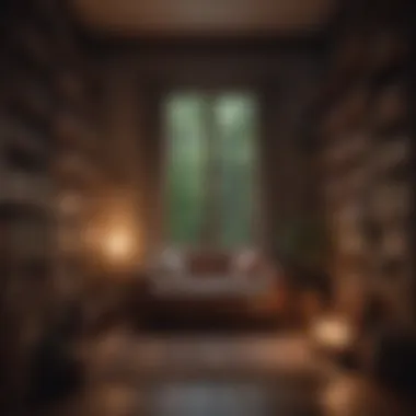 Creating a Space for Reflection A cozy reading nook filled with inspiring books