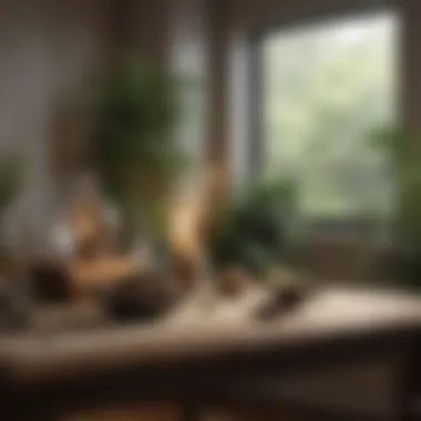 Designing a Calming Environment A serene workspace featuring calming decorations and natural elements