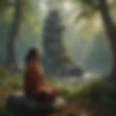 A serene landscape symbolizing mindfulness and mental clarity