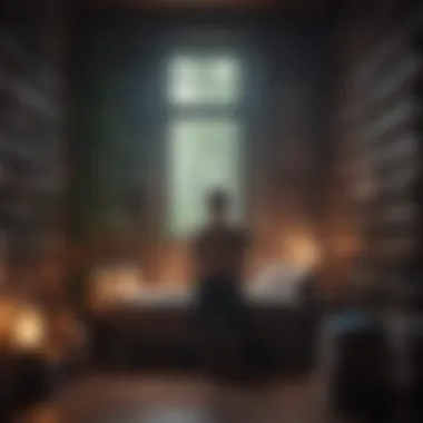 Nurturing the Mind Through Books A cozy reading nook filled with inspiring books