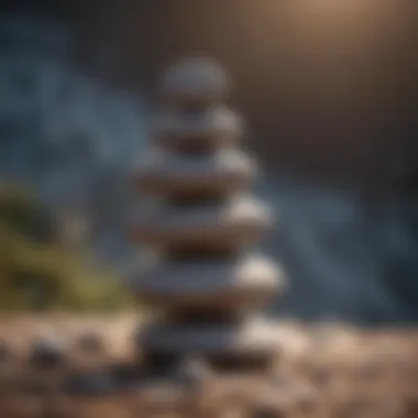 Symbol of Balance A balanced stack of stones symbolizing emotional regulation