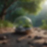 A serene landscape representing tranquility and mindfulness