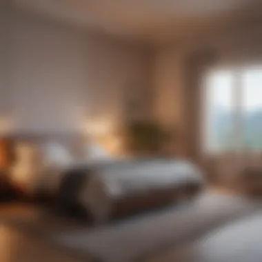 Creating a Calm Sleep Environment A serene bedroom setting with soft lighting