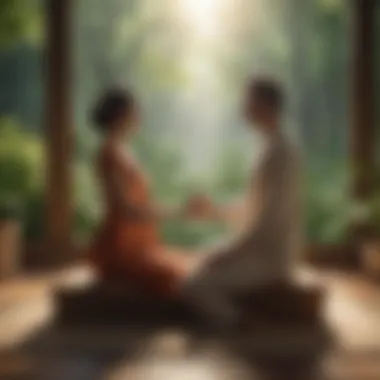 Creating a Harmonious Relationship A serene environment symbolizing marital harmony