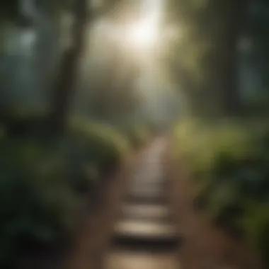 Pathways to Healing from Nightmares and PTSD A calming landscape suggesting peace and recovery.