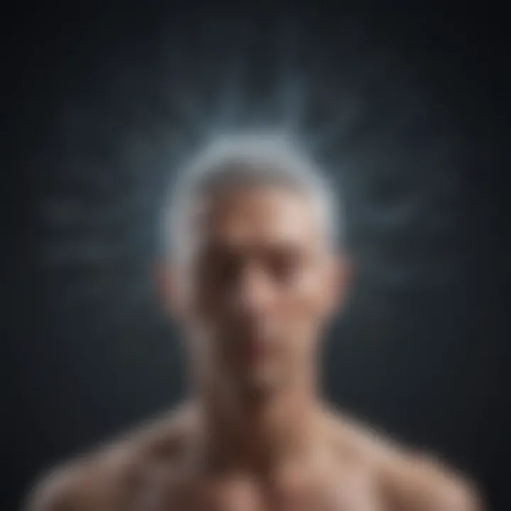 Visual representation of brain waves during meditation