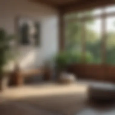 Tranquil Meditation Corner A peaceful meditation space with calming elements