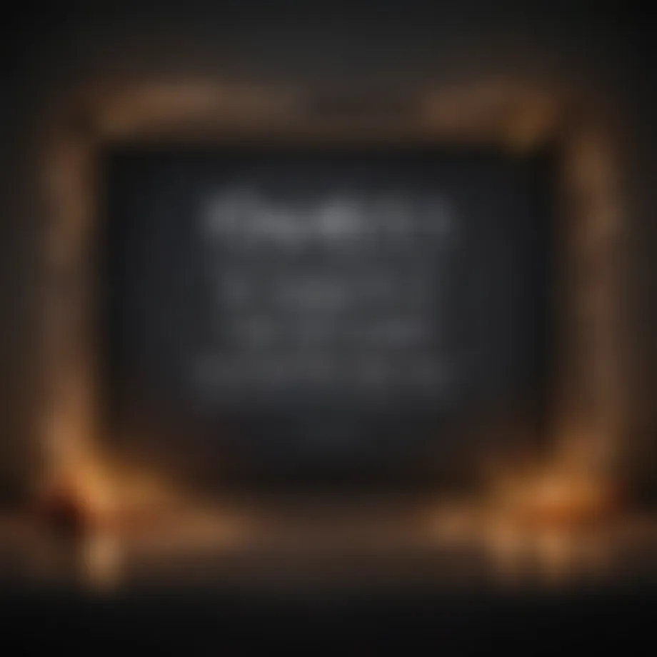 An inspirational quote about kindness illuminated on a chalkboard