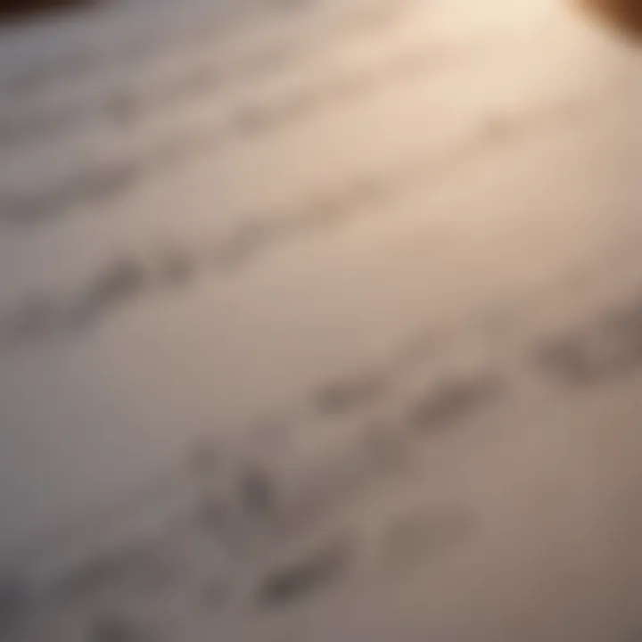 Close-up of calming musical notes on a sheet