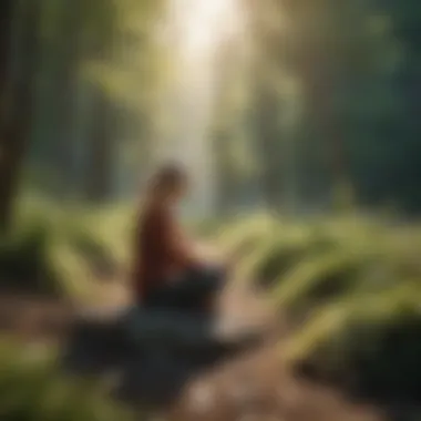 Embracing Nature's Gifts A serene landscape highlighting the beauty of nature and gratitude