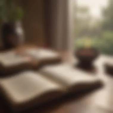 The Art of Gratitude Journaling An open journal with a gratitude list