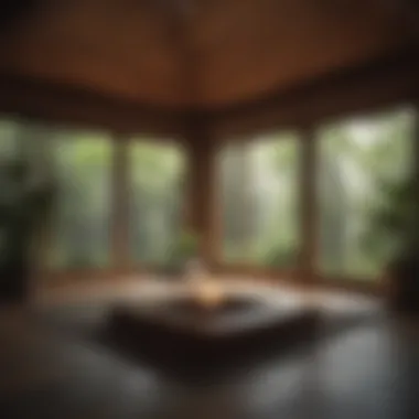 Serene Meditation Area A serene space designed for meditation and relaxation