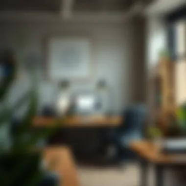 A balanced workspace promoting well-being