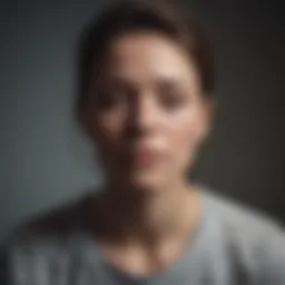 A person reflecting on their emotions in solitude