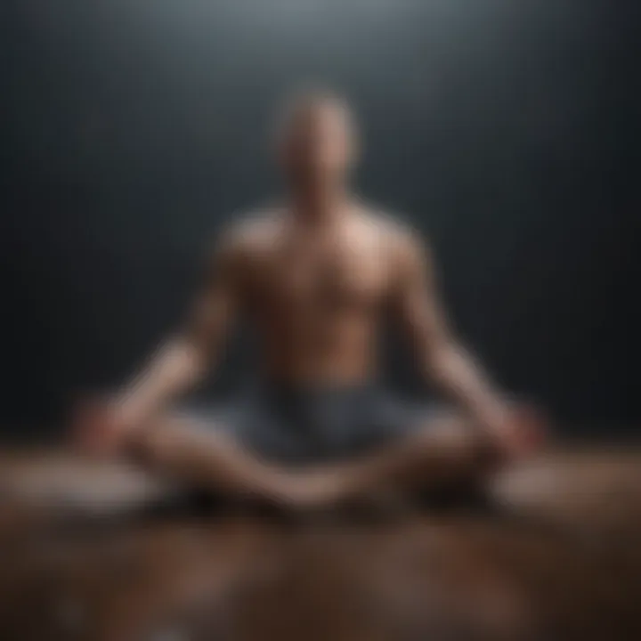 Symbolic depiction of emotional balance