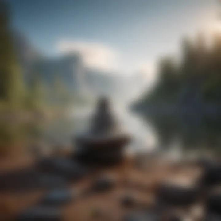 A serene landscape symbolizing mindfulness