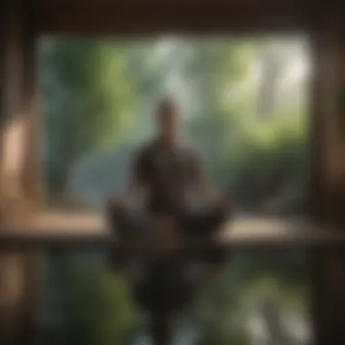 Mindfulness and Meditation A person meditating in a tranquil environment
