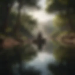 A serene landscape reflecting inner contemplation