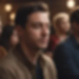 A person looking contemplative after a social gathering