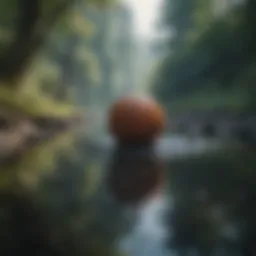A serene landscape illustrating tranquility amidst chaos