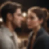 A couple engaging in deep conversation, reflecting emotional connection