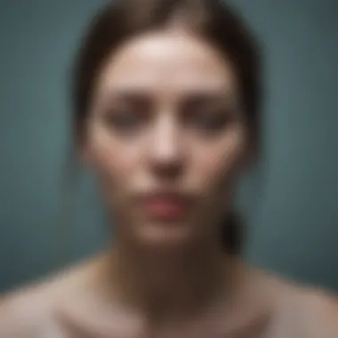 Exploring the Depths of Self-Hatred Abstract representation of self-hatred