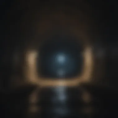 A dark tunnel symbolizing fear and uncertainty